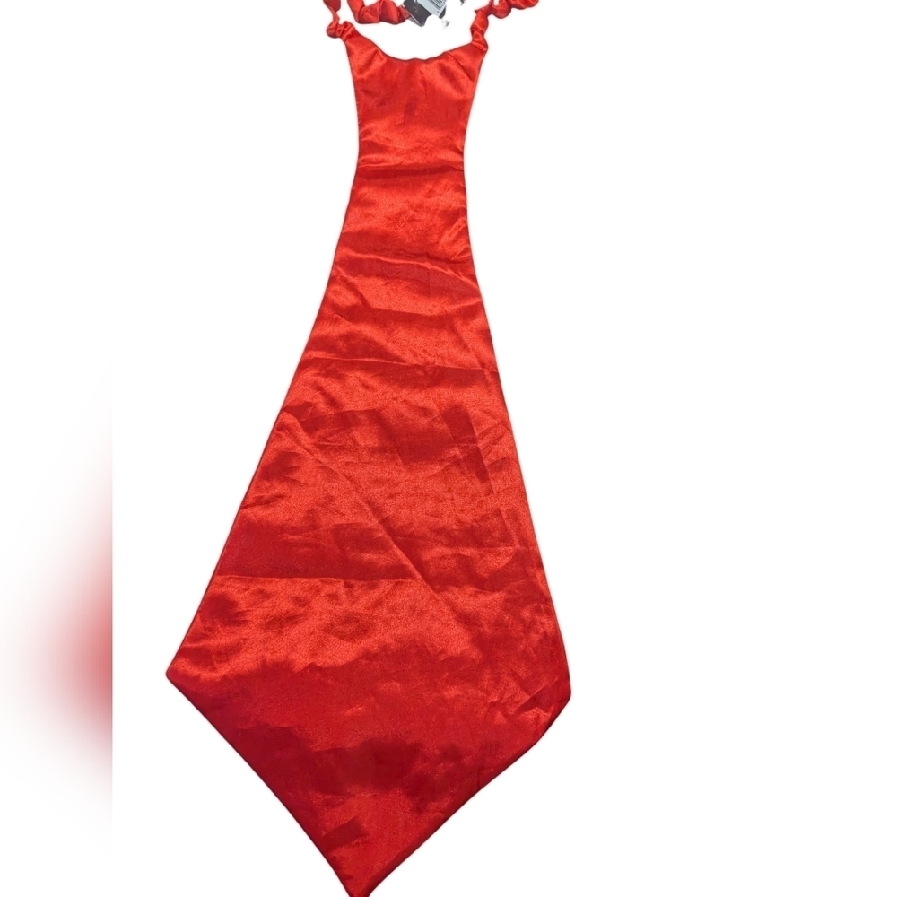 Bachelor Large-Giant Tie. Red Necktie